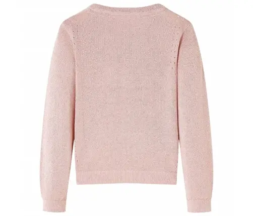 Vaikiškas Kardiganas, Šviesiai Rožinės Spalvos, Megztas, 116 Dydžio