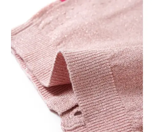 Vaikiškas Kardiganas, Šviesiai Rožinės Spalvos, Megztas, 128 Dydžio