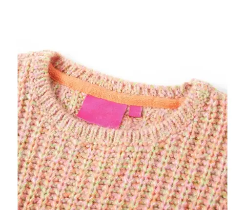 Laste Kampsun, Kootud, Heleroosa, 92