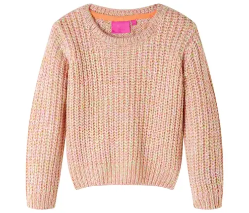 Bērnu Džemperis, Adīts, Maigi Rozā, 116