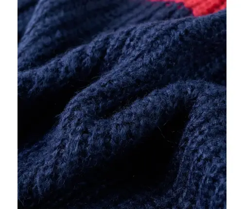 Bērnu Džemperis, Adīts, Tumši Zils, 140