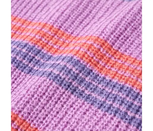 Vaikiškas Megztinis, Alyvinis/Rožinis, Megztas, Dryžuotas, 104 Dydžio