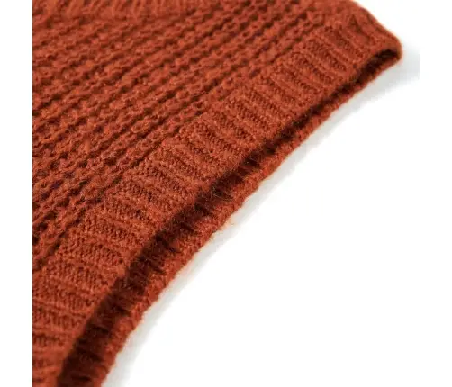 Laste Kampsunvest, Kootud, Konjakipruun, 128