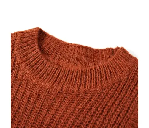 Bērnu Veste, Adīta, Sarkanbrūna, 140