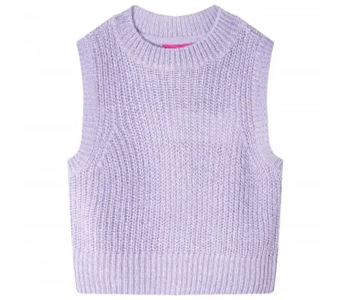 Vaikiškas Megztinis-Liemenė, Šviesiai Alyvinis, Megztas, 92 Dydžio