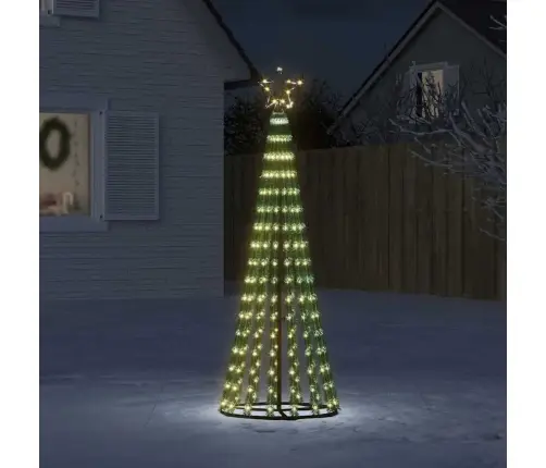 Led Ziemassvētku Eglīte 275 Led Silti Balta 180 Cm Vidaxl Led Ziemassvētku Eglīte 275 Led Silti Balta 180 Cm Vidaxl