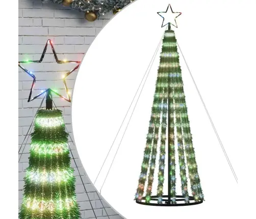 Led Jõulupuu, 275 Ledi, Värviline, 180 Cm