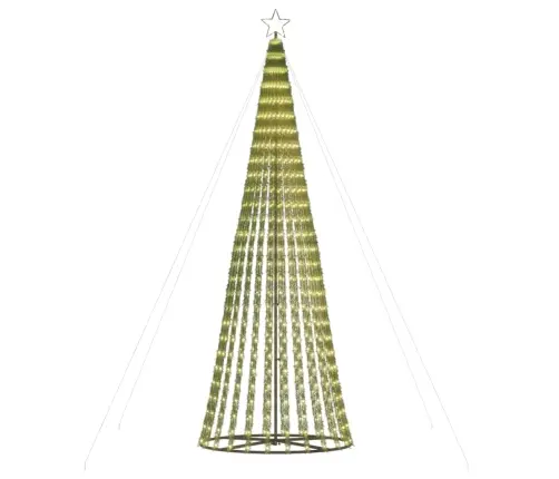 Led Kalėdų Eglutė 688 Leds Šilta Balta 300 Cm