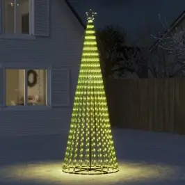 Led Kalėdų Eglutė 688 Leds Šilta Balta 300 Cm