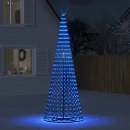 Led Ziemassvētku Eglīte 688 Led Zila 300 Cm Vidaxl