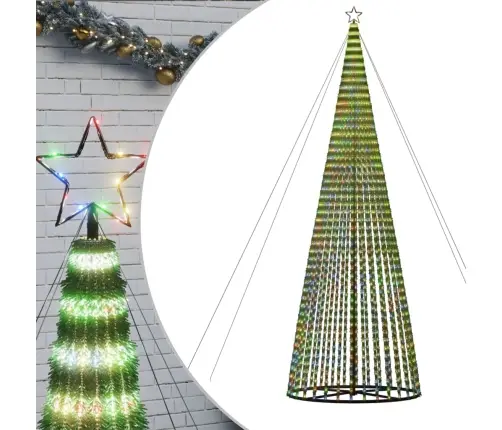 Led Ziemassvētku Eglīte 1544 Led Krāsains 500 Cm Vidaxl Led Ziemassvētku Eglīte 1544 Led Krāsains 500 Cm Vidaxl