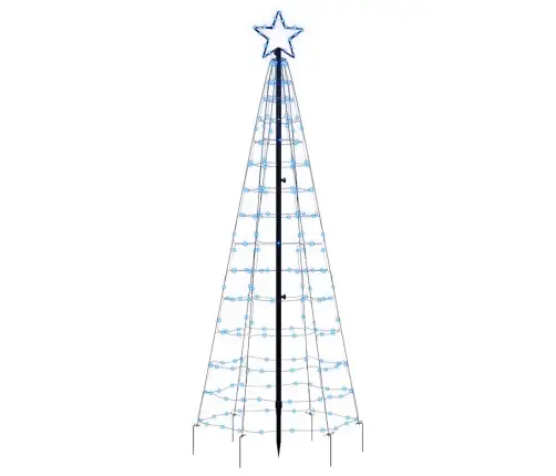 Led Ziemassvētku Eglīte Ar Tapas 220 Led Zila 180 Cm Vidaxl Led Ziemassvētku Eglīte Ar Tapas 220 Led Zila 180 Cm Vidaxl