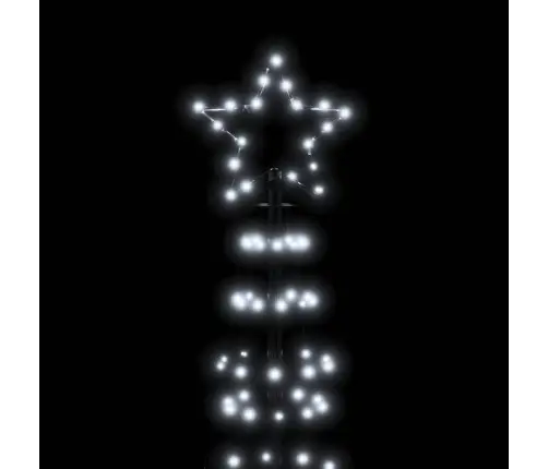 Led Jõulupuu Naeltega, 570 Ledi, Külm Valge, 300 Cm