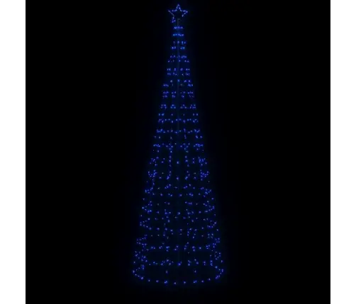 Led Kalėdų Eglutė Su Smaigaliais 570 Led Mėlyna 300 Cm