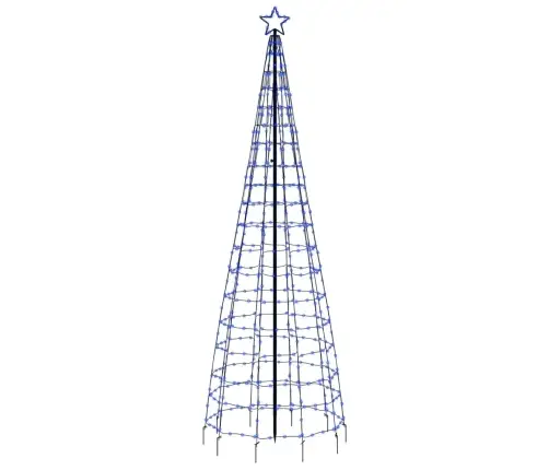 Led Kalėdų Eglutė Su Smaigaliais 570 Led Mėlyna 300 Cm