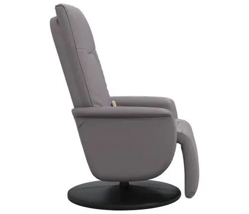 Masāžas Krēsls Ar Kāju Balstu, Atgāžams, Pelēka Mākslīgā Āda Vidaxl Masāžas Krēsls Ar Kāju Balstu, Atgāžams, Pelēka Mākslīgā Āda Vidaxl