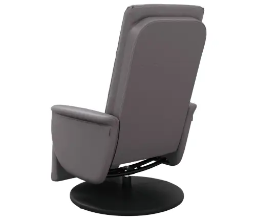 Masāžas Krēsls Ar Kāju Balstu, Atgāžams, Pelēka Mākslīgā Āda Vidaxl Masāžas Krēsls Ar Kāju Balstu, Atgāžams, Pelēka Mākslīgā Āda Vidaxl