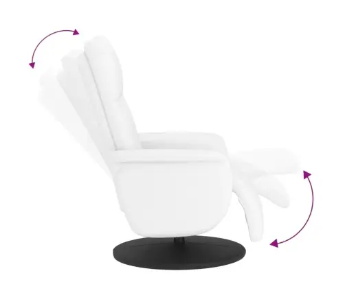 Tugitool Jalatoega, Valge, Kunstnahk