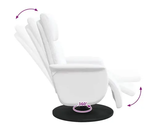 Tugitool Jalatoega, Valge, Kunstnahk