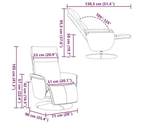 Tugitool Jalatoega, Valge, Kunstnahk