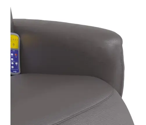 Masāžas Krēsls Ar Kāju Balstu, Atgāžams, Pelēka Mākslīgā Āda Vidaxl Masāžas Krēsls Ar Kāju Balstu, Atgāžams, Pelēka Mākslīgā Āda Vidaxl