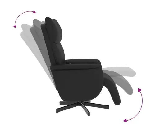 Massaažitool Jalatoega, Must, Kunstnahk