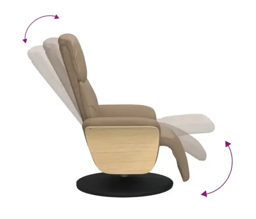 Tugitool Jalatoega, Cappuccino, Kunstnahk