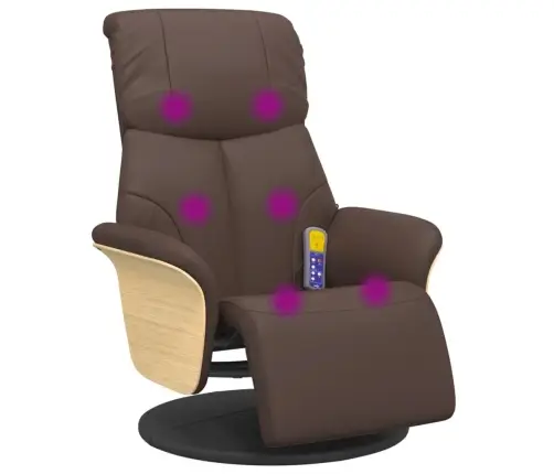 Massaažitool Jalatoega, Pruun, Kunstnahk