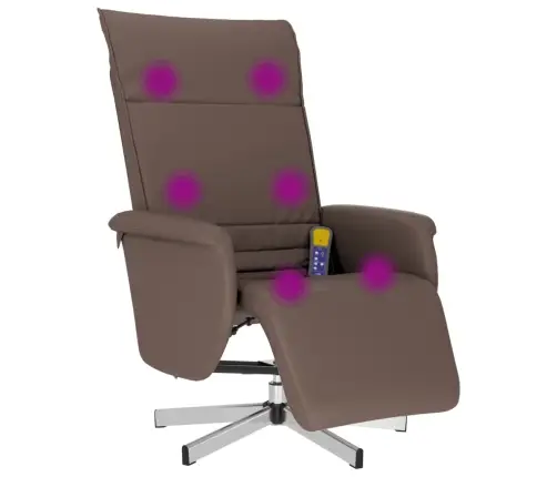 Massaažitool Jalatoega, Pruun, Kunstnahk