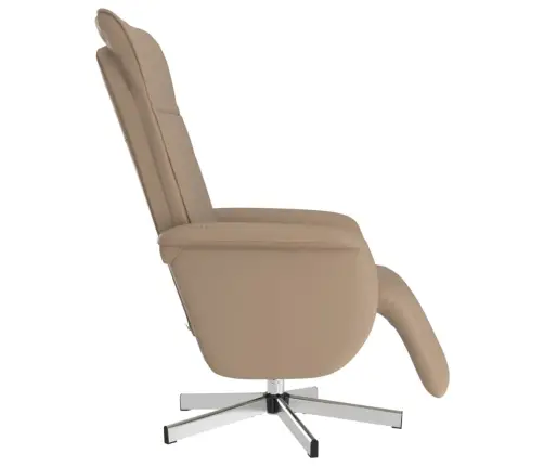 Atlošiama Masažinė Kėdė Su Pakoja, Kapučino, Dirbtinė Oda