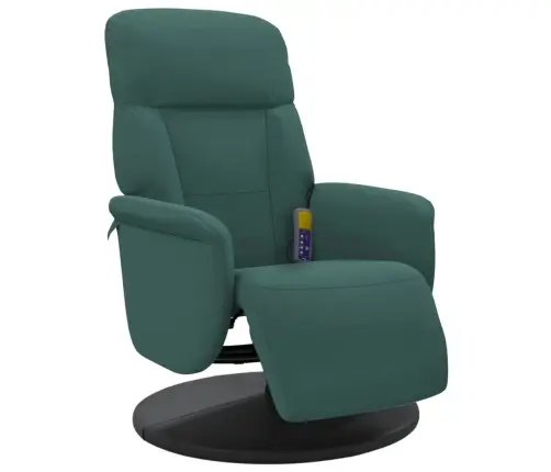 Masāžas Krēsls Ar Kāju Balstu, Atgāžams, Tumši Zaļš Samts  Vidaxl Masāžas Krēsls Ar Kāju Balstu, Atgāžams, Tumši Zaļš Samts  Vidaxl
