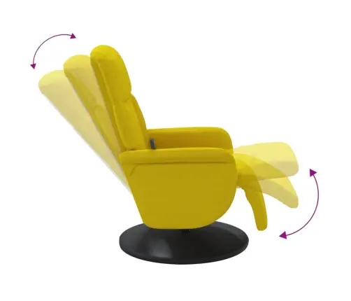 Massaažitool Jalatoega, Kollane, Samet