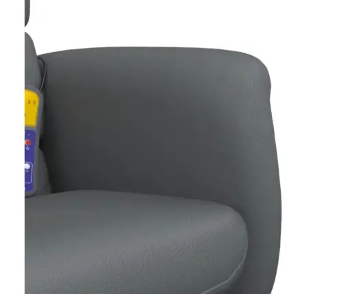 Masāžas Krēsls Ar Kāju Soliņu, Atgāžams, Pelēka Mākslīgā Āda Vidaxl