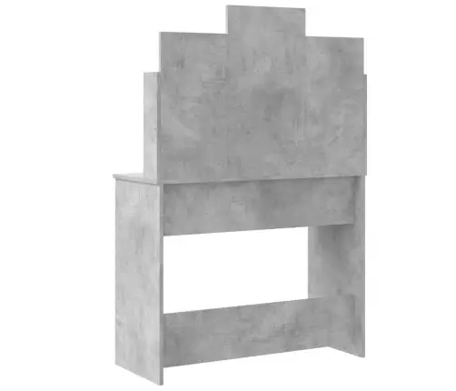 Spoguļgaldiņš Ar Led, Betona Pelēks, 96X40X142 Cm Vidaxl