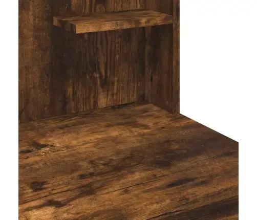 Spoguļgaldiņš Ar Led, Ozolkoka, 96X40X142 Cm Vidaxl