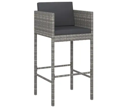 5-Daļīgs Dārza Mēbeļu Komplekts Ar Matračiem, Pe Rotangpalma Vidaxl