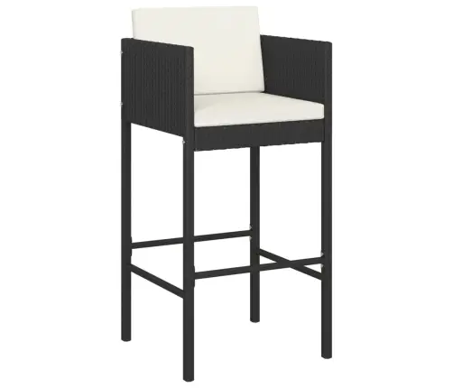 5-Daļīgs Dārza Mēbeļu Komplekts Ar Matračiem, Pe Rotangpalma Vidaxl