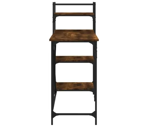 Datorgalds Ar Plauktiem, Ozolkoka Krāsa, 120X47X109 Cm Vidaxl Datorgalds Ar Plauktiem, Ozolkoka Krāsa, 120X47X109 Cm Vidaxl