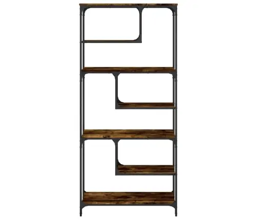 Grāmatplaukts, Koka Krāsa, 81X36X176 Cm Vidaxl