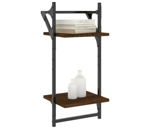 2-Korruseline Lattidega Seinariiul, 2 Tk, Pruun Tamm