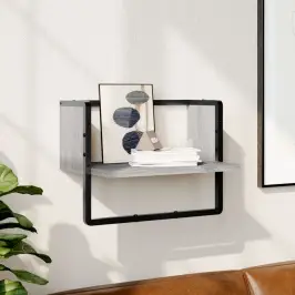 Sieninė Lentyna Su Skersiniu, Pilkos Ąžuolo Spalvos, 40X25X30Cm