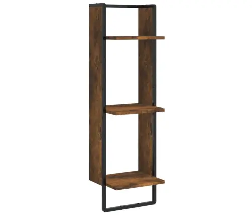 3-Līmeņu Sienas Plaukts, 30X25X100 Cm, Inženierijas Koks Vidaxl