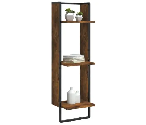 3-Līmeņu Sienas Plaukts, 30X25X100 Cm, Inženierijas Koks Vidaxl