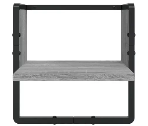 Sieninių Lentynų Komplektas, 4Vnt., Pilkos, Apdirbta Mediena