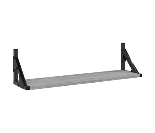 Seinariiulid 2 Tk, Hall Sonoma Tamm, 60X15X15,5 cm Tehispuit