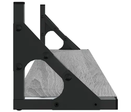 Seinariiulid 2 Tk, Hall Sonoma Tamm, 60X15X15,5 cm Tehispuit