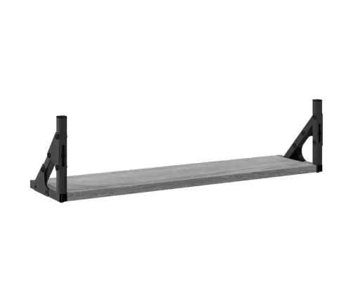 Seinariiulid 2 Tk, Hall Sonoma Tamm, 60X15X15,5 cm Tehispuit