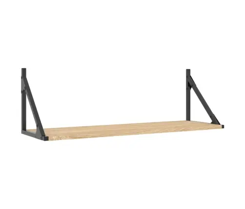 Sienas Skapīši, 2 Gab., Ozola, 80X25X25,5 Cm, Inženierijas Koks Vidaxl