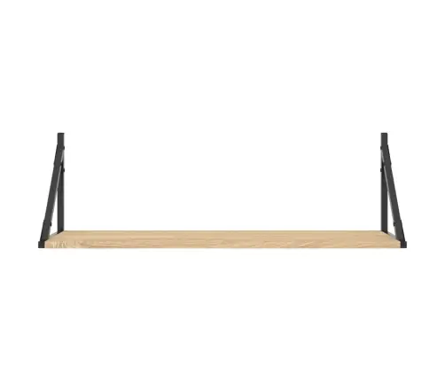 Sienas Skapīši, 2 Gab., Ozola, 80X25X25,5 Cm, Inženierijas Koks Vidaxl