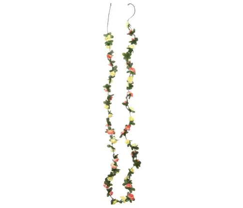 Gėlių Girliandos, 6Vnt., Saulėlydžio Raudonos, 250Cm